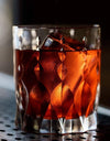 Crystal Whiskey Glasses - Set of 2 Monarch Glass Tumblers (11.5oz)