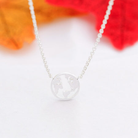 Minimalist Disc Coin Pendant Necklaces For Women