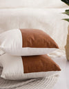 Vegan Leather Pillow Cover