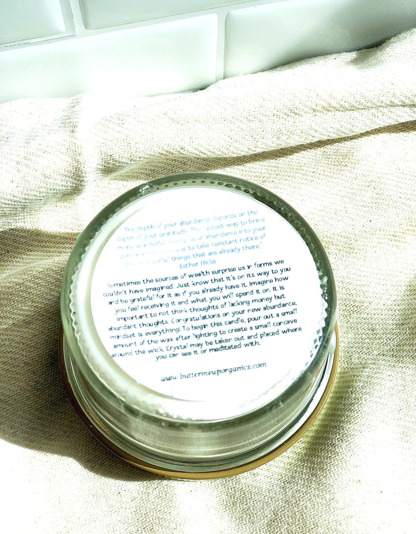 Abundance Candle / Ritual Candle / Intention Candle / Hand Poured